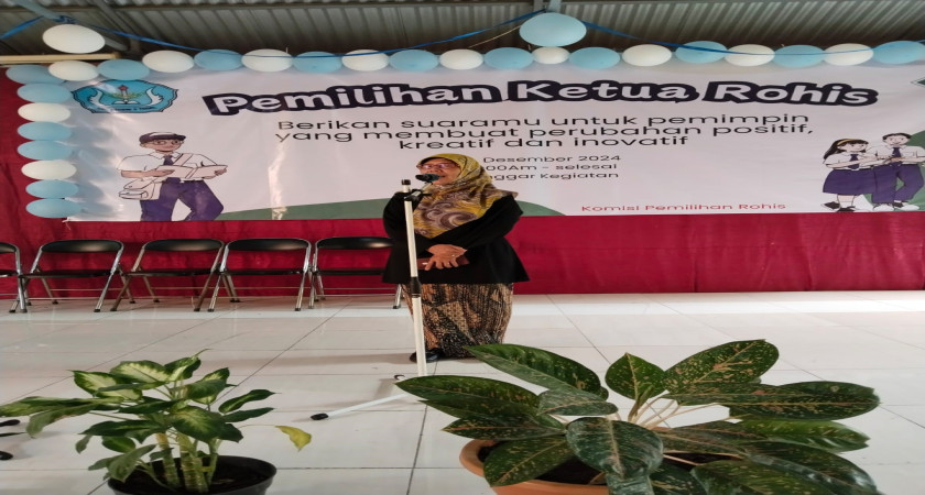 Rohis At-Taqwa SMP Negeri 2 Tegal Memilih Pemimpin Rohis Masa Khidmat 2025/2026