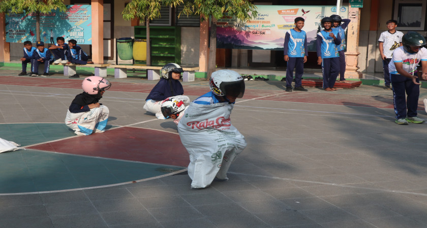 Semarak lomba 17-an meriahkan HUT RI Ke-80 di SMP Negeri 2 Tegal