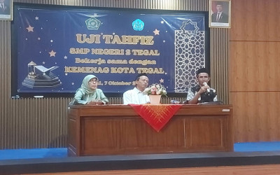 SMPN 2 Tegal Gelar Uji Tahfidz, Tingkatkan Kecintaan Siswa pada Al-Qur'an