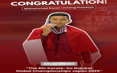 SISWA SMP NEGERI 2 KOTA TEGAL RAIH PRESTASI AJANG KARATE INTERNASIONAL DI JEPANG