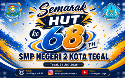 Semarak HUT ke-68 SMP Negeri 2 Kota Tegal, Meriah dengan Jalan Santai, Pentas Seni, dan Khotmil Qur’an